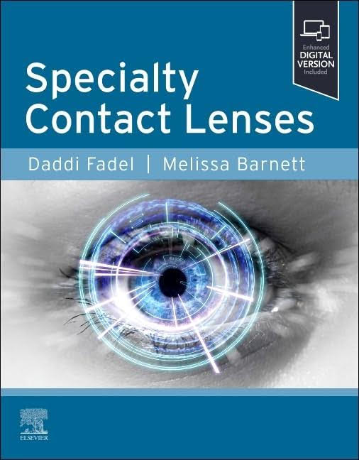 Specialty Contact Lenses, 1st Edition